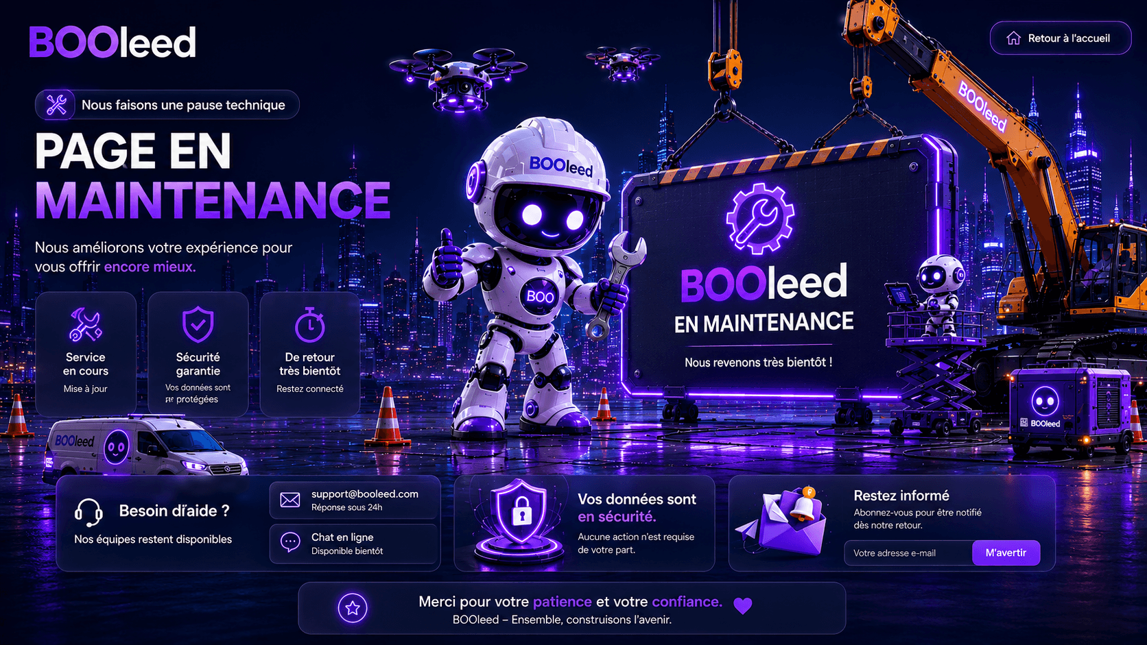 BOOleed maintenance